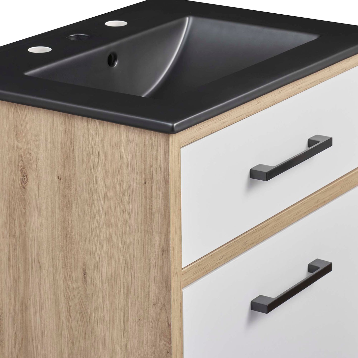 Crest 24" Bathroom Vanity in Black Oak