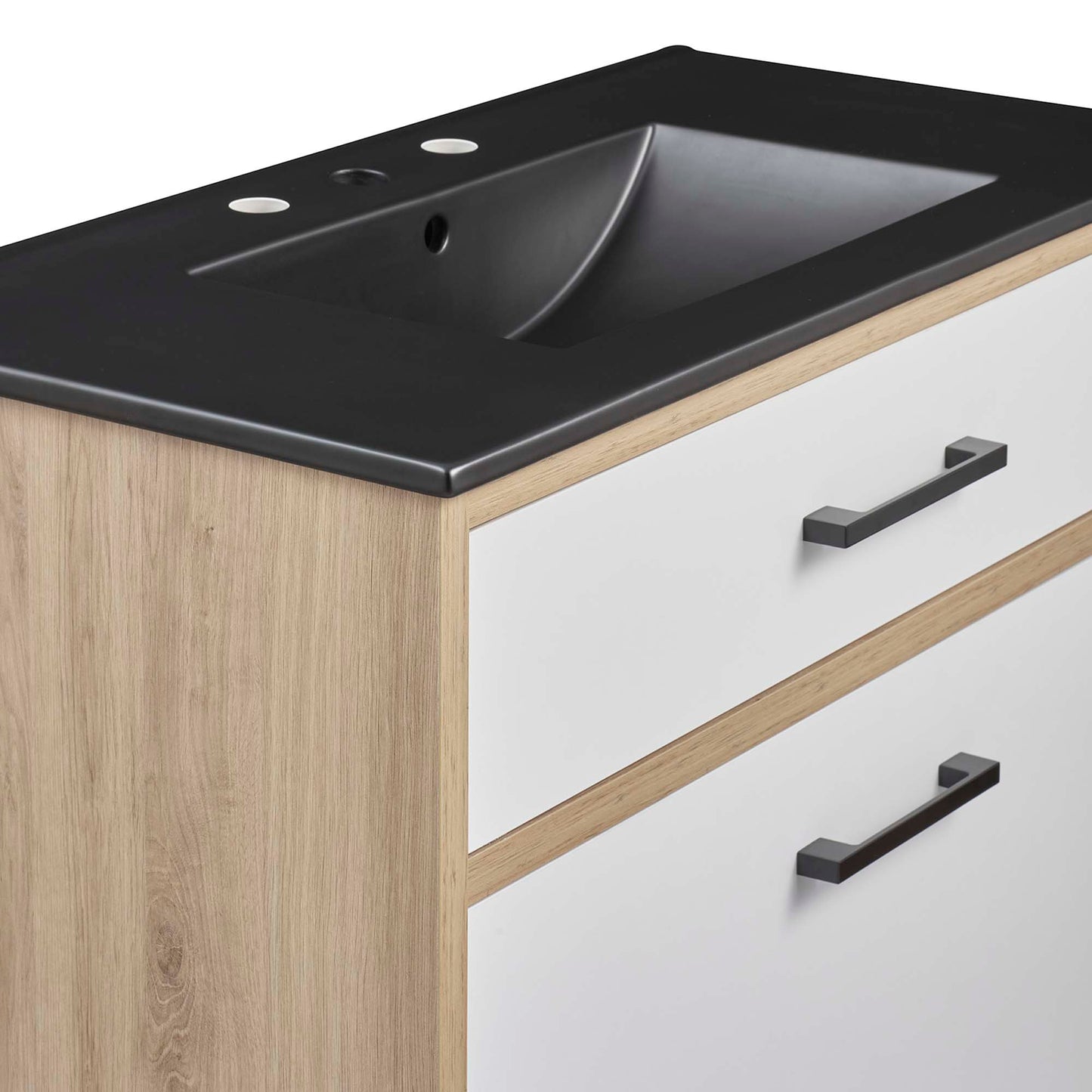 Crest 36" Bathroom Vanity in Black Oak