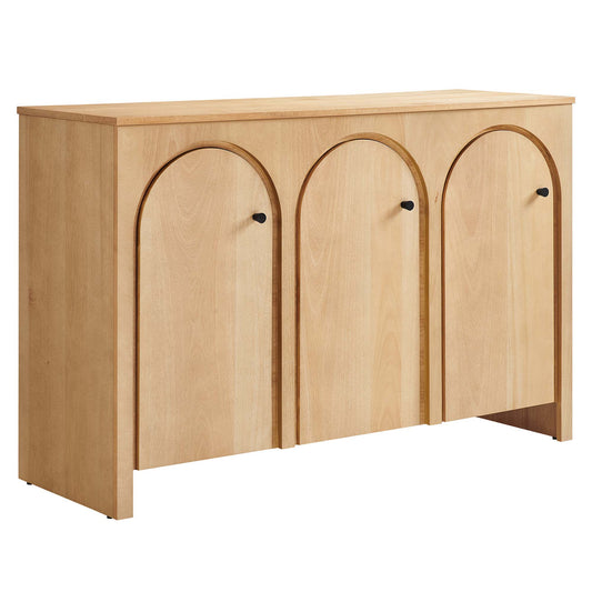 Appia 3-Door Arched Door Sideboard Storage Cabinet by Furniture For America