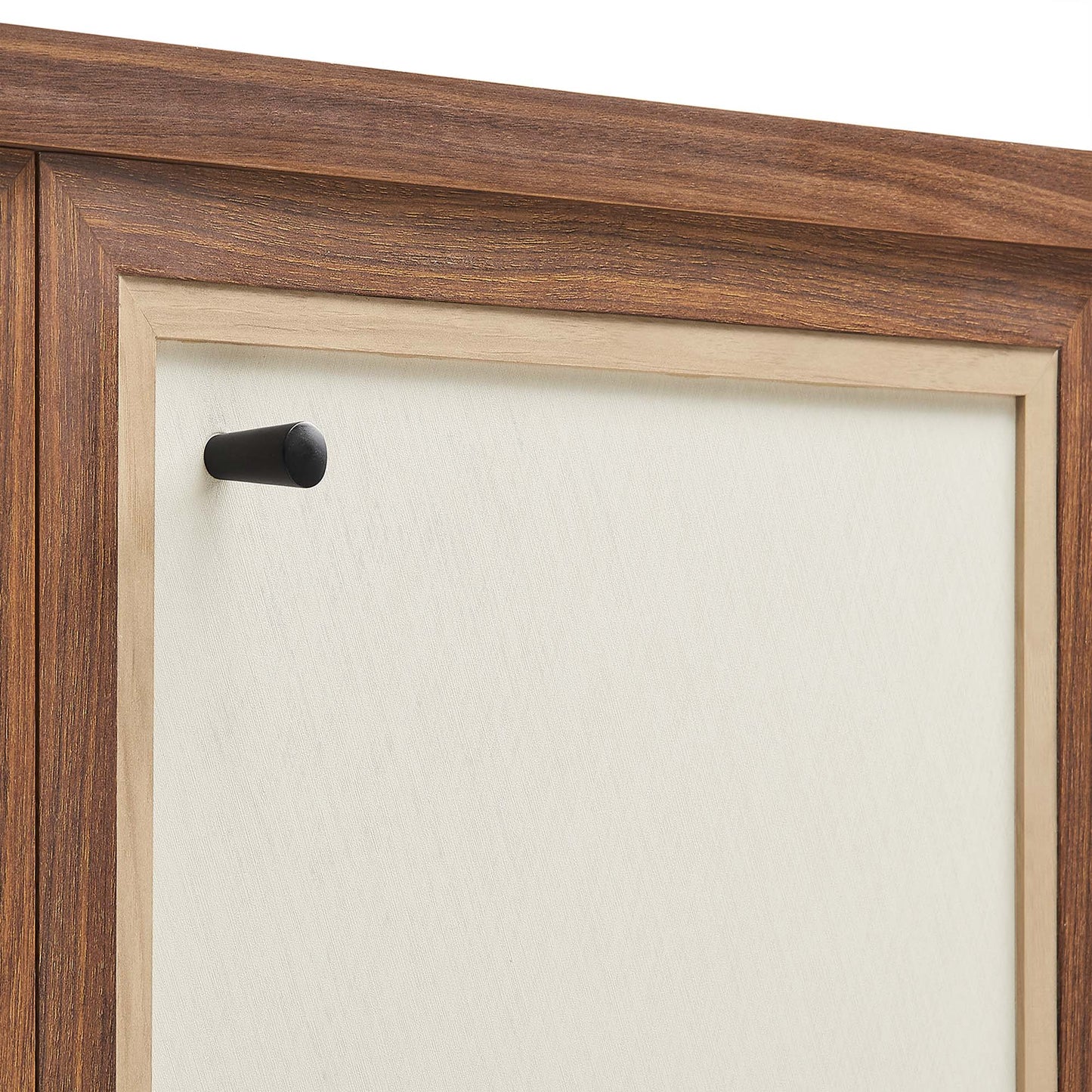 Sorrel 33" Wood Grain Storage Cabinet in Walnut