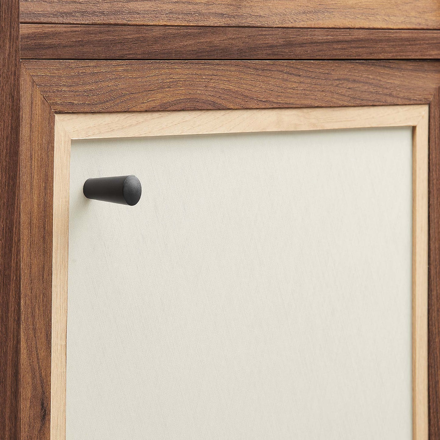 Sorrel 58" Wood Grain Office Desk in Walnut