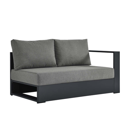 Tahoe Outdoor Patio Powder-Coated Aluminum Modular Right-Facing Loveseat by Furniture for America