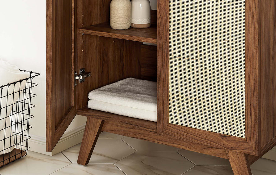 Wren 30" Bathroom Vanity in Walnut Black