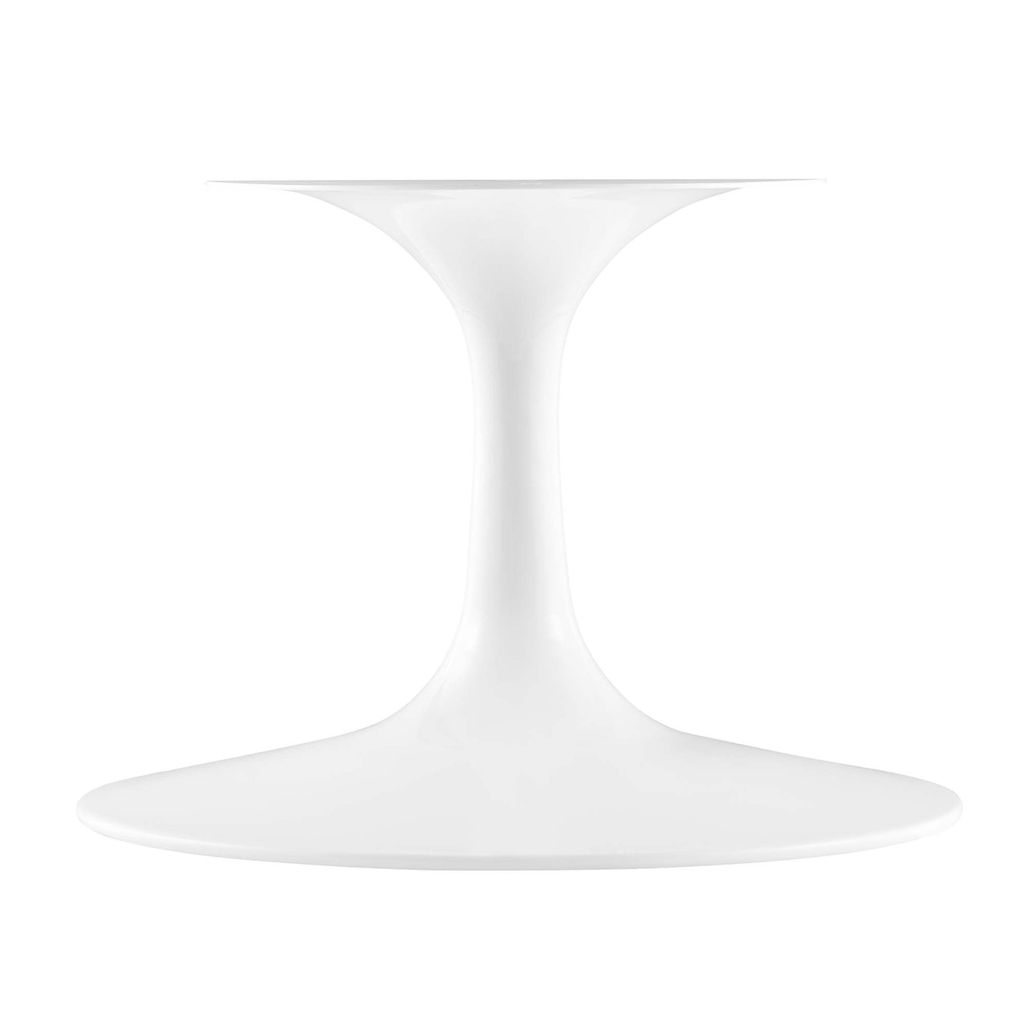 Lumen 36" Round Faux Travertine Coffee Table in White Travertine