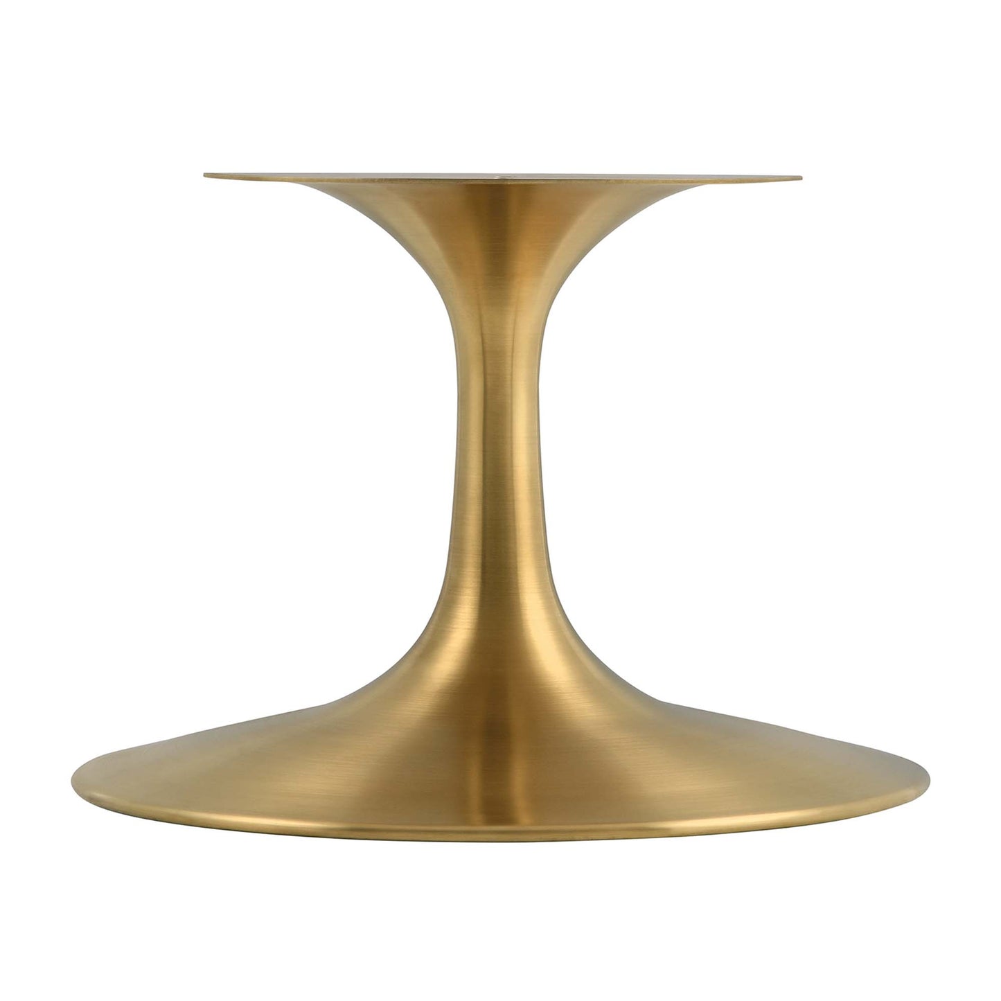 Lumen 36" Round Faux Travertine Coffee Table in Gold Travertine