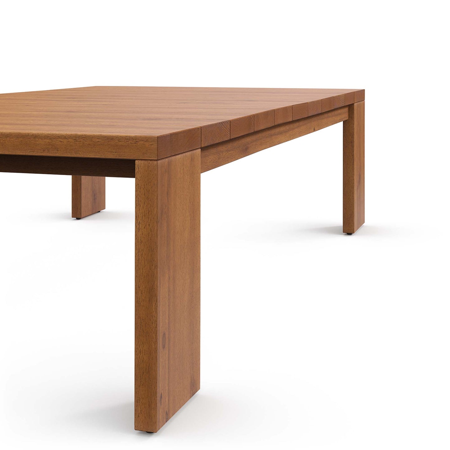 Aspen Outdoor Patio Acacia Wood Coffee Table in Natural