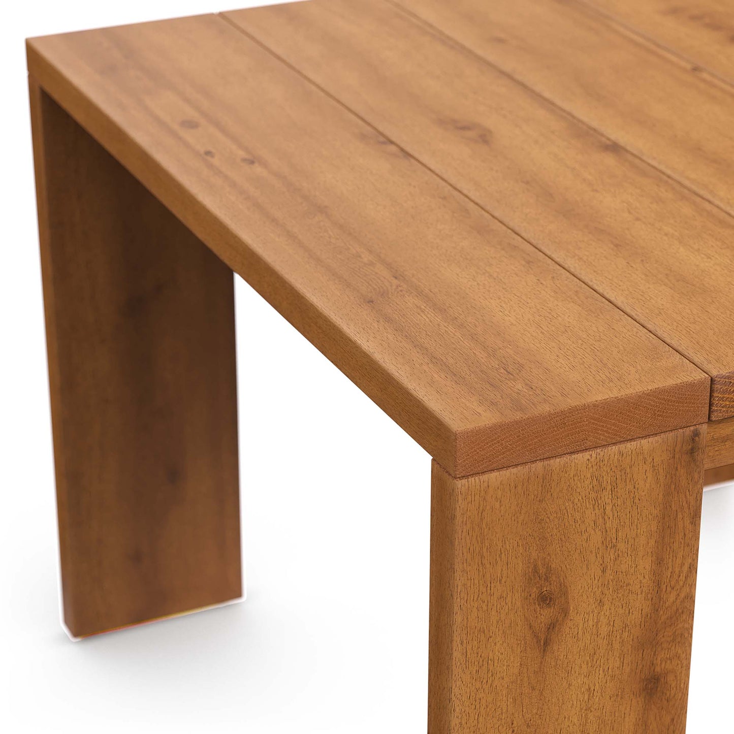 Aspen Outdoor Patio Acacia Wood Side Table in Natural