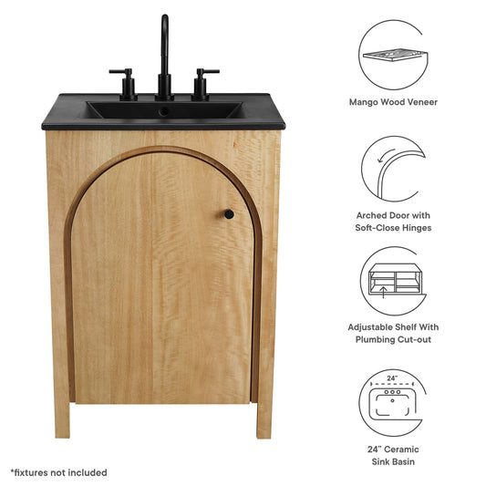 Appia 24" Bathroom Vanity by Furniture For America