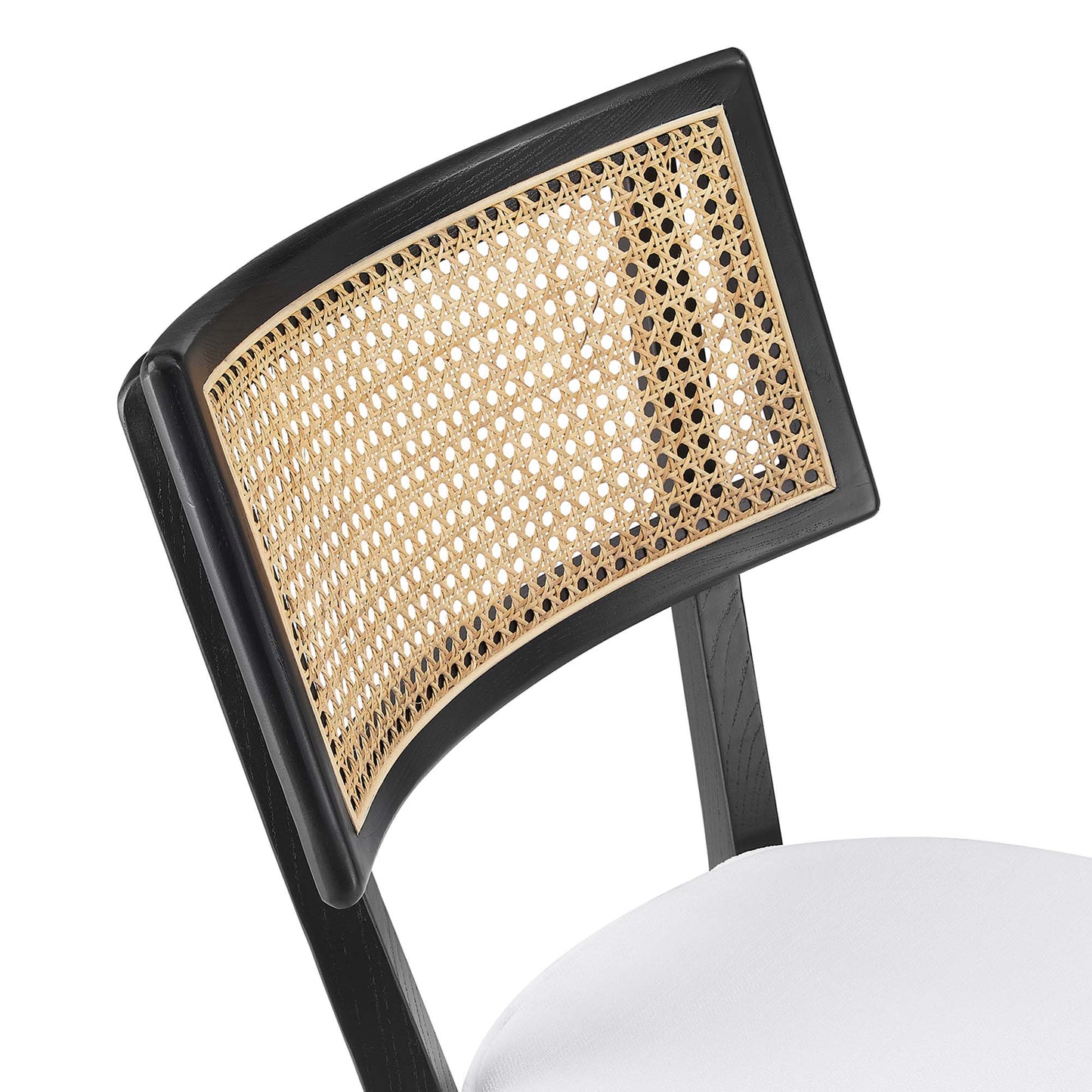 Bough Wood Bar Stools Set of 2 in Black White