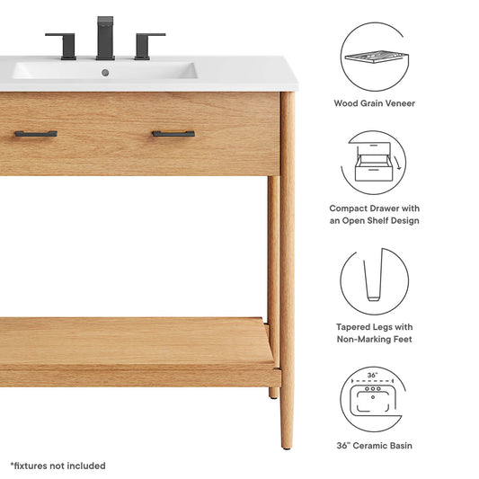 Zaire 36" Bathroom Vanity by Furniture For America