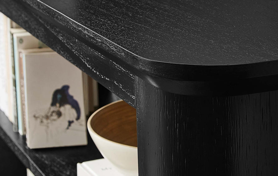 Heledd 57" Console Table in Black