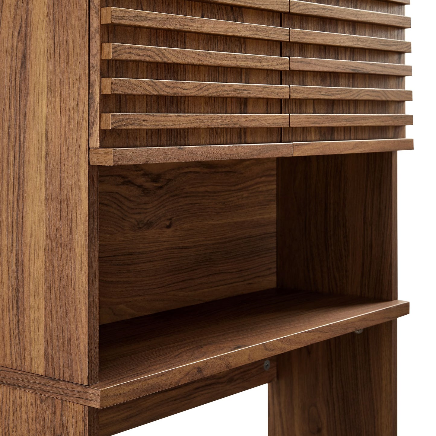 Vera Over the Toilet Bathroom Storage Cabinet in Walnut