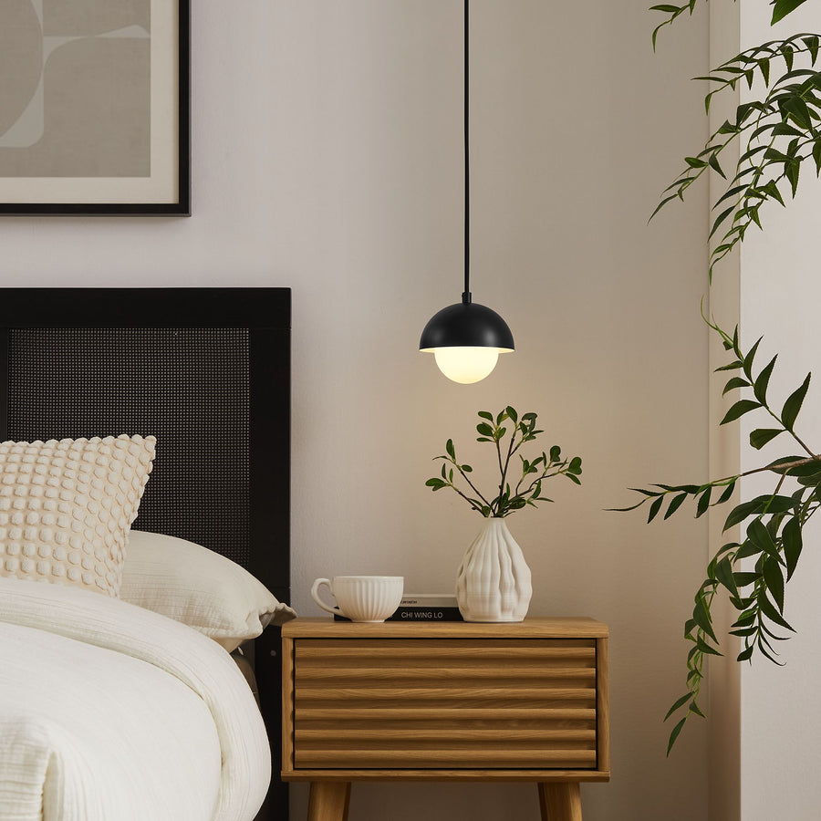 Arlo Globe Pendant Light in Black