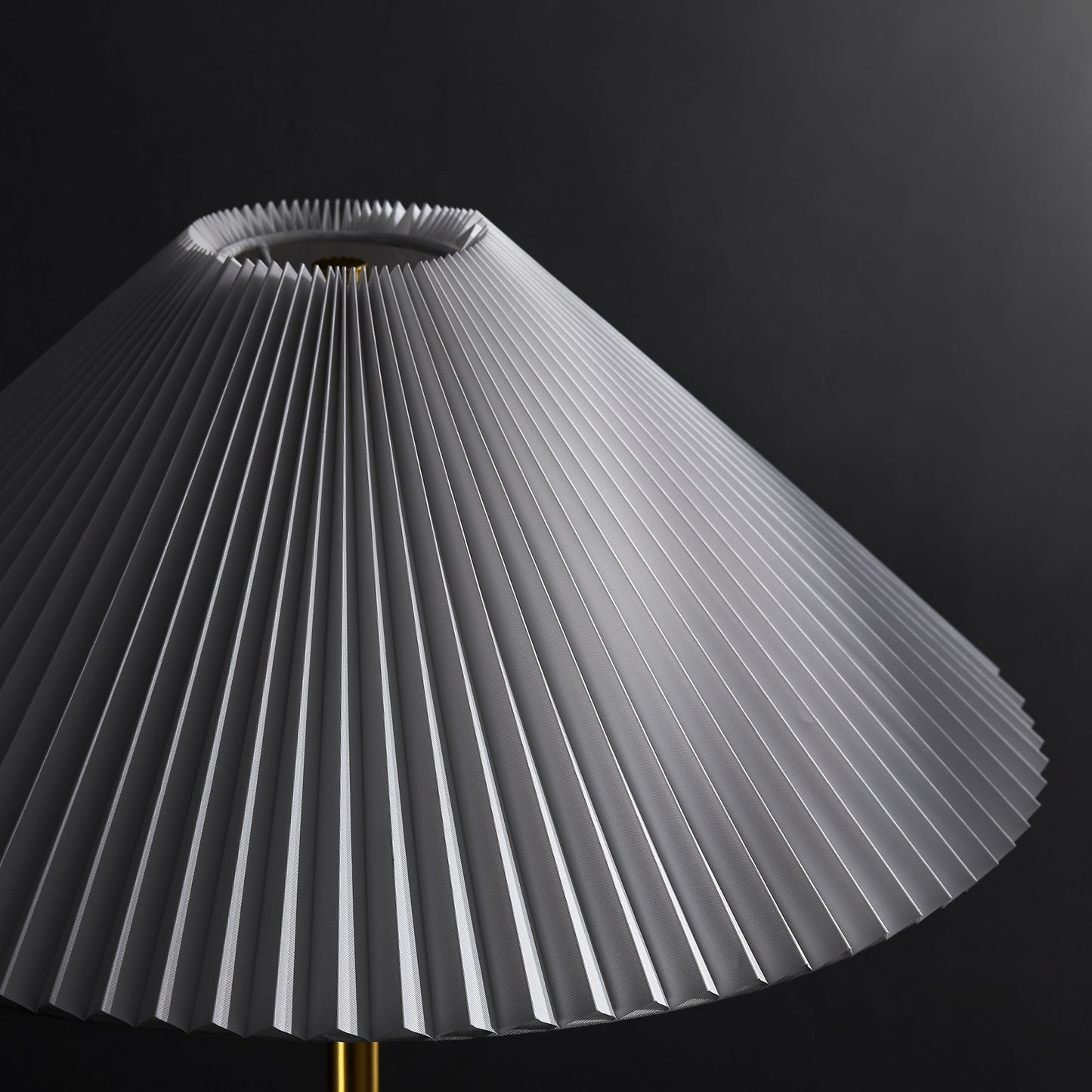 Remy Marble Dome Floor Lamp in Brass