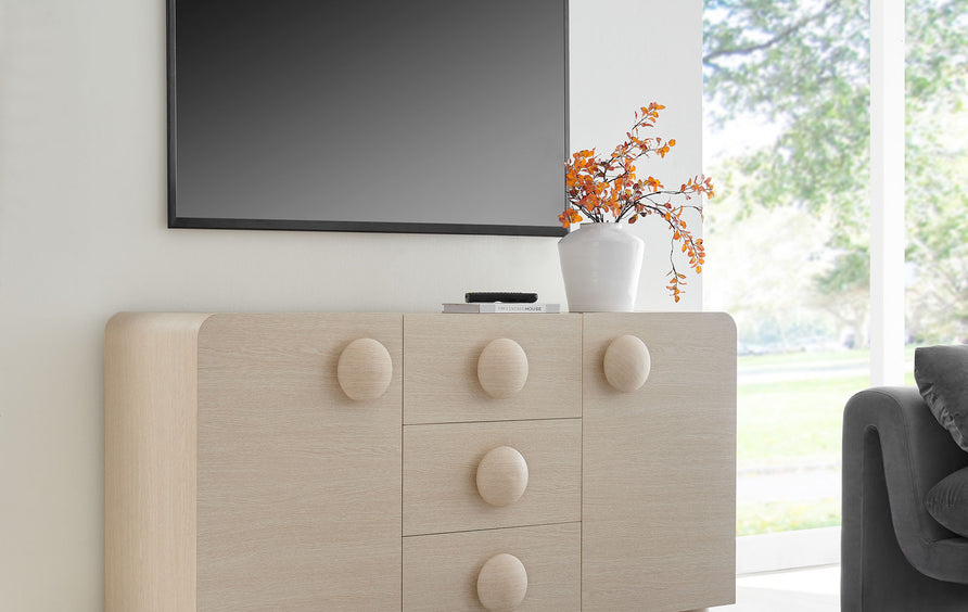 Pinot 57" Sideboard Storage Cabinet in Ash