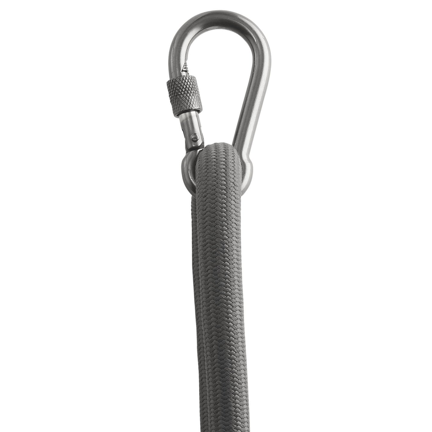 Ubeda Outdoor Patio Aluminum Swing Chair in Light Gray White