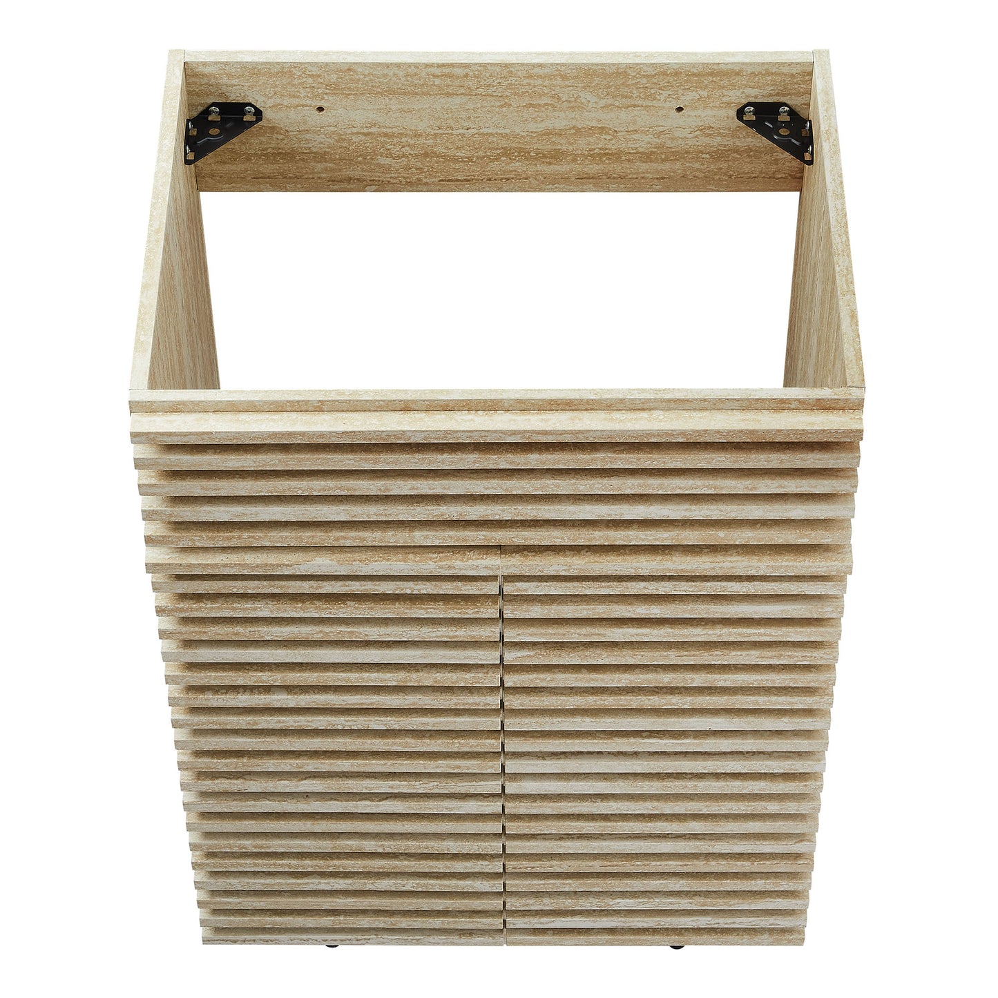 Vera 24" Faux Travertine Bathroom Vanity Cabinet (Sink Not Included) in Travertine
