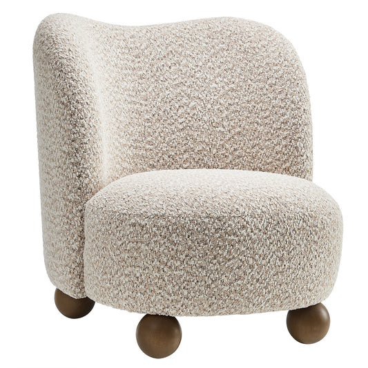 Monroe Boucle Fabric Accent Chair by Furniture For America