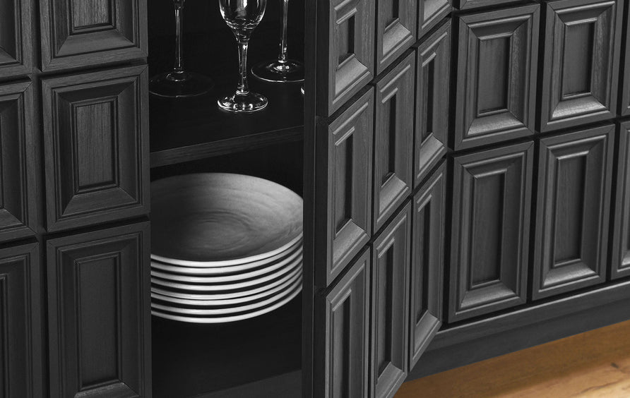 Maren 62" Sideboard in Black