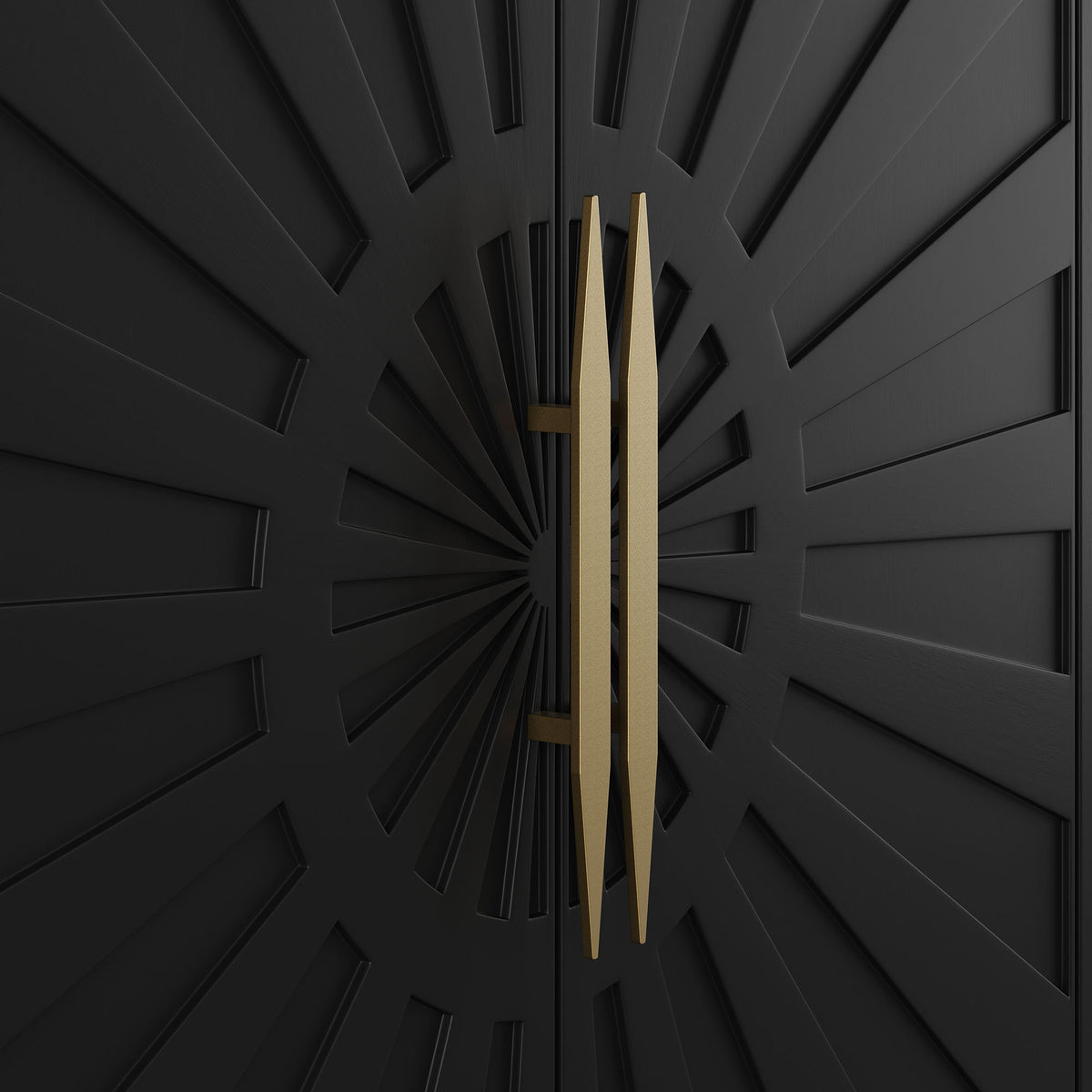 Briar 35" Accent Cabinet in Black