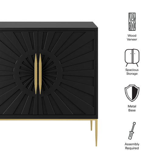 Awaken 35" Accent Cabinet by Furniture For America
