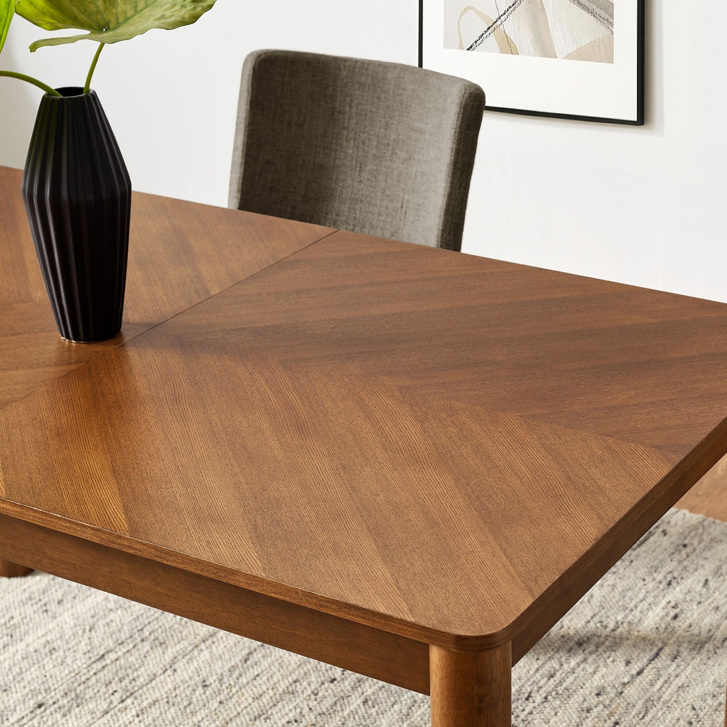 Maize Extendable Dining Table in Walnut