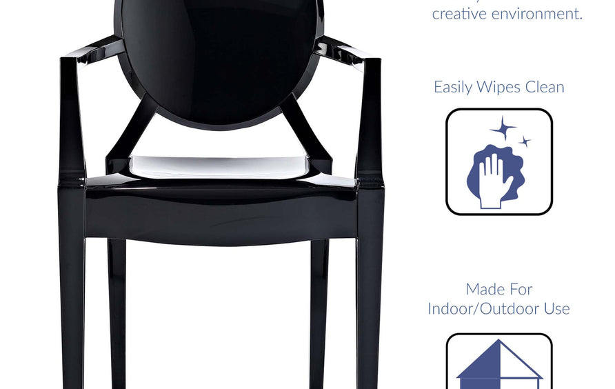 Thistle Dining Armchairs Set of 2 in Black