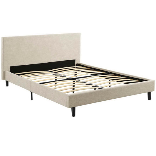 Anya Fabric Queen Bed by Furniture For America