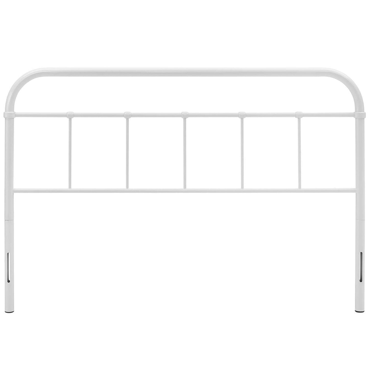 Batik Queen Steel Headboard in White
