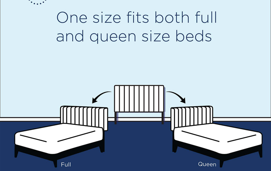 Saguaro Tufted Upholstered Faux Leather Full / Queen Headboard in Black
