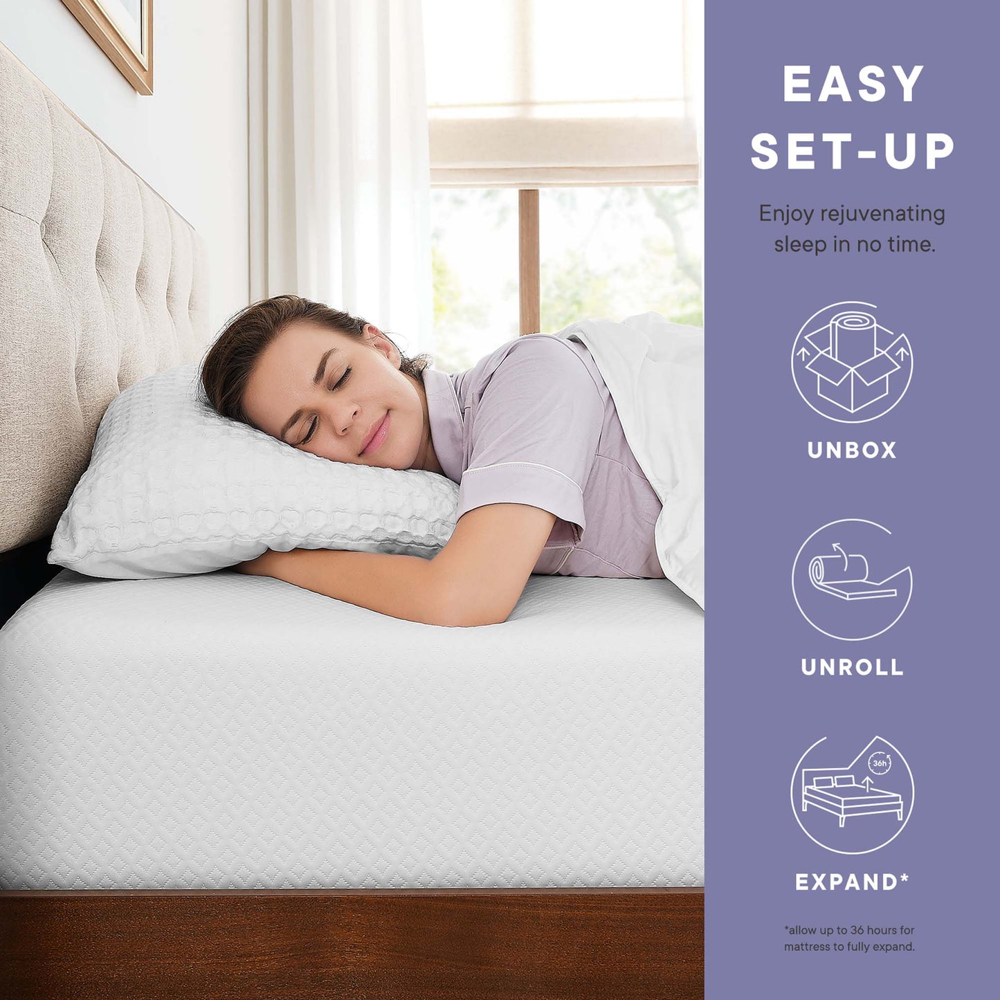 Birch 10" King Mattress, Mattresses