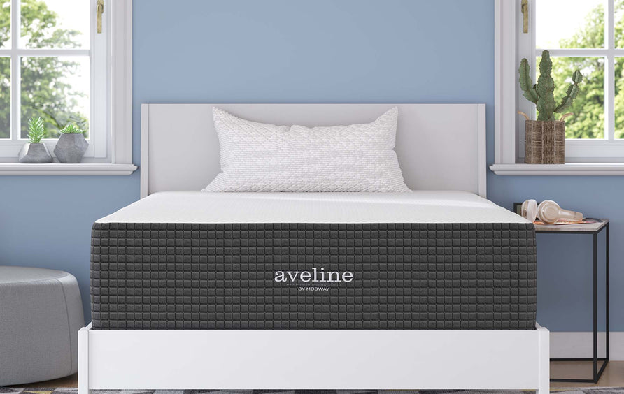 Juno 14" Memory Foam Full Mattress in White