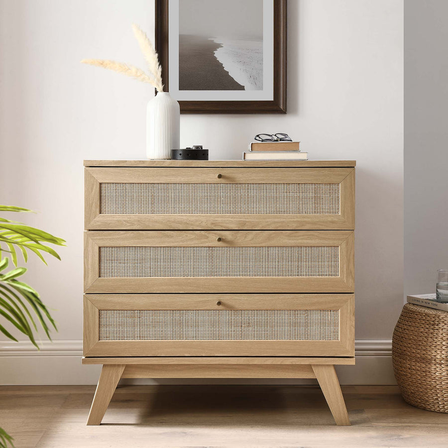 Wren 3-Drawer Dresser in Oak