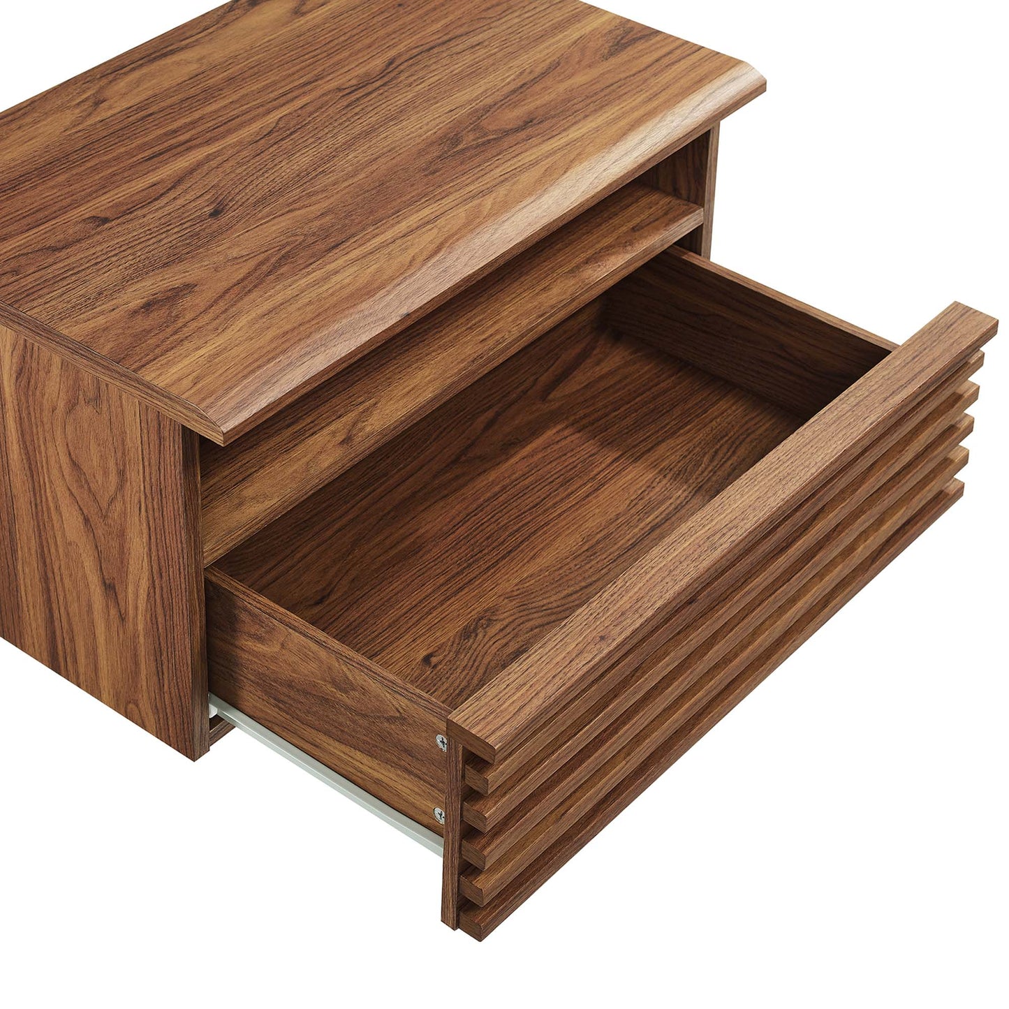 Vera Wall-Mount Nightstand in Walnut