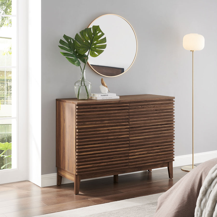 Vera 47" 6-Drawer Dresser in Walnut
