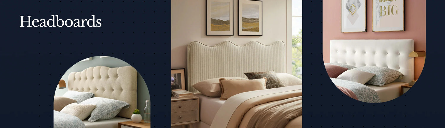 Upholstered Fabric & Wood Headboards
