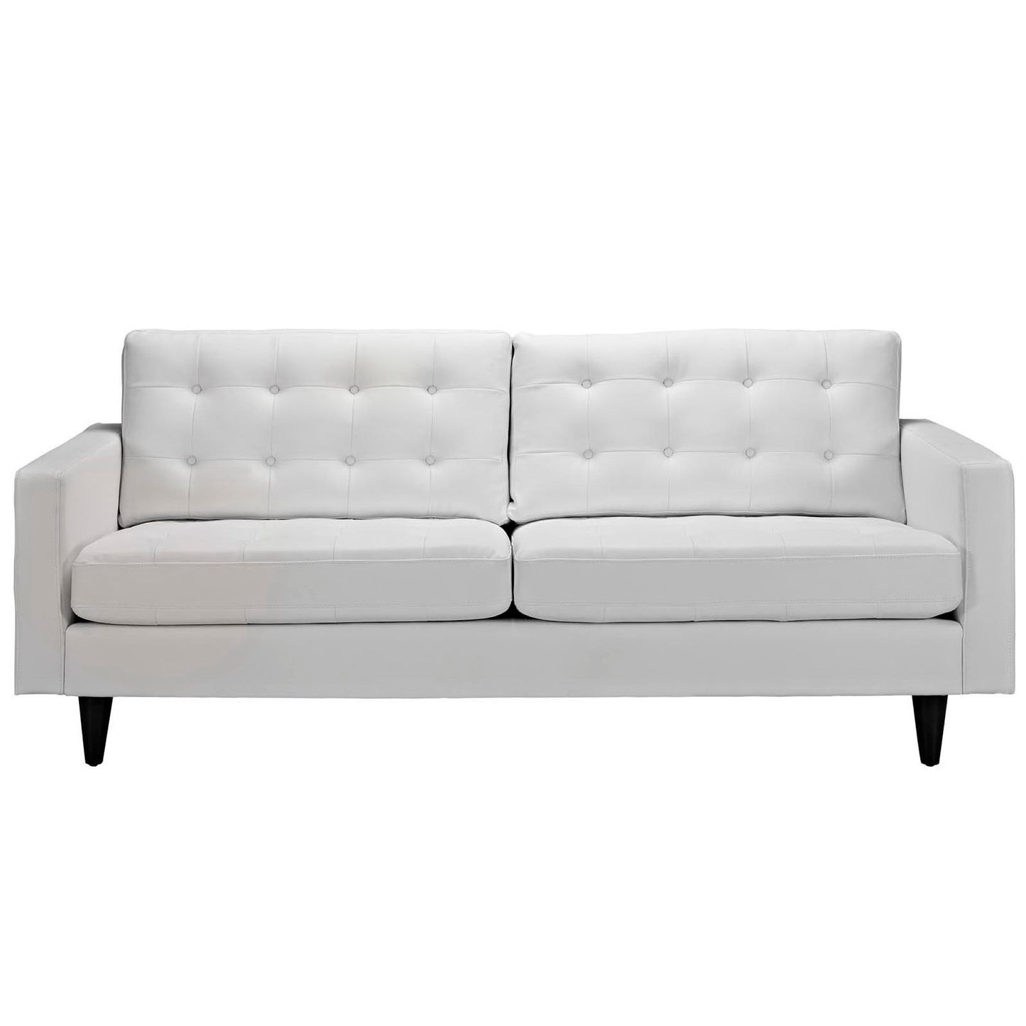 Empress Bonded Leather Sofa by Furniture for America