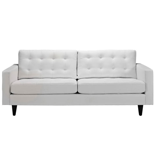 Empress Bonded Leather Sofa by Furniture for America