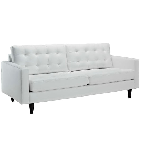 Empress Bonded Leather Sofa by Furniture for America