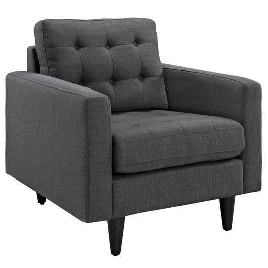 Empress Upholstered Fabric Armchair by Furniture for America