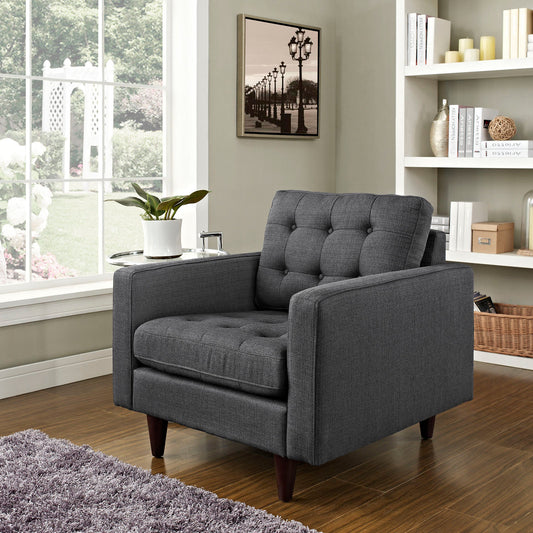 Empress Upholstered Fabric Armchair by Furniture for America