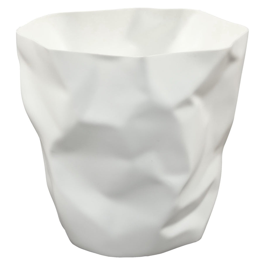 Trujillo Trash Bin in White