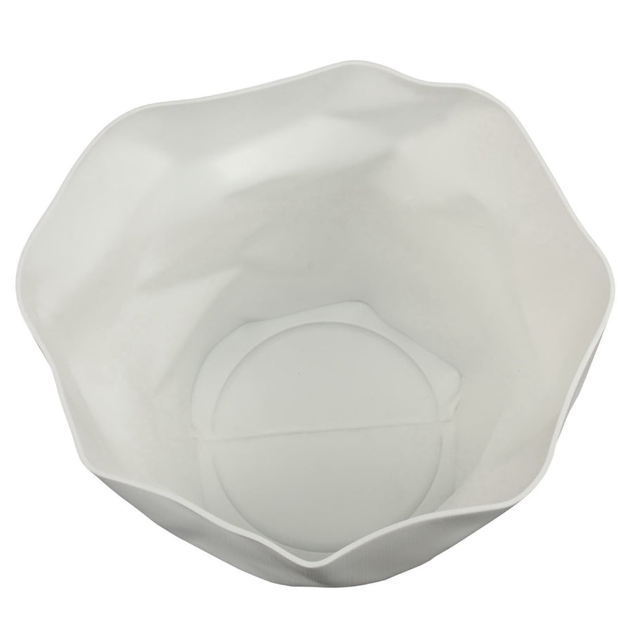 Trujillo Trash Bin in White