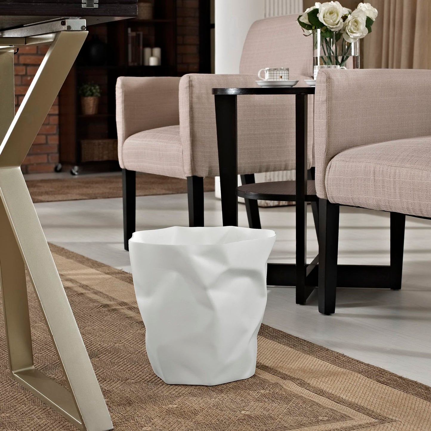 Lava Trash Bin by Furniture For America