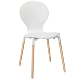 Cholla Dining Wood Side Chair in White