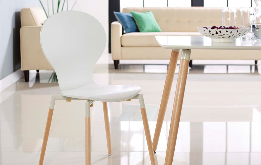 Cholla Dining Wood Side Chair in White