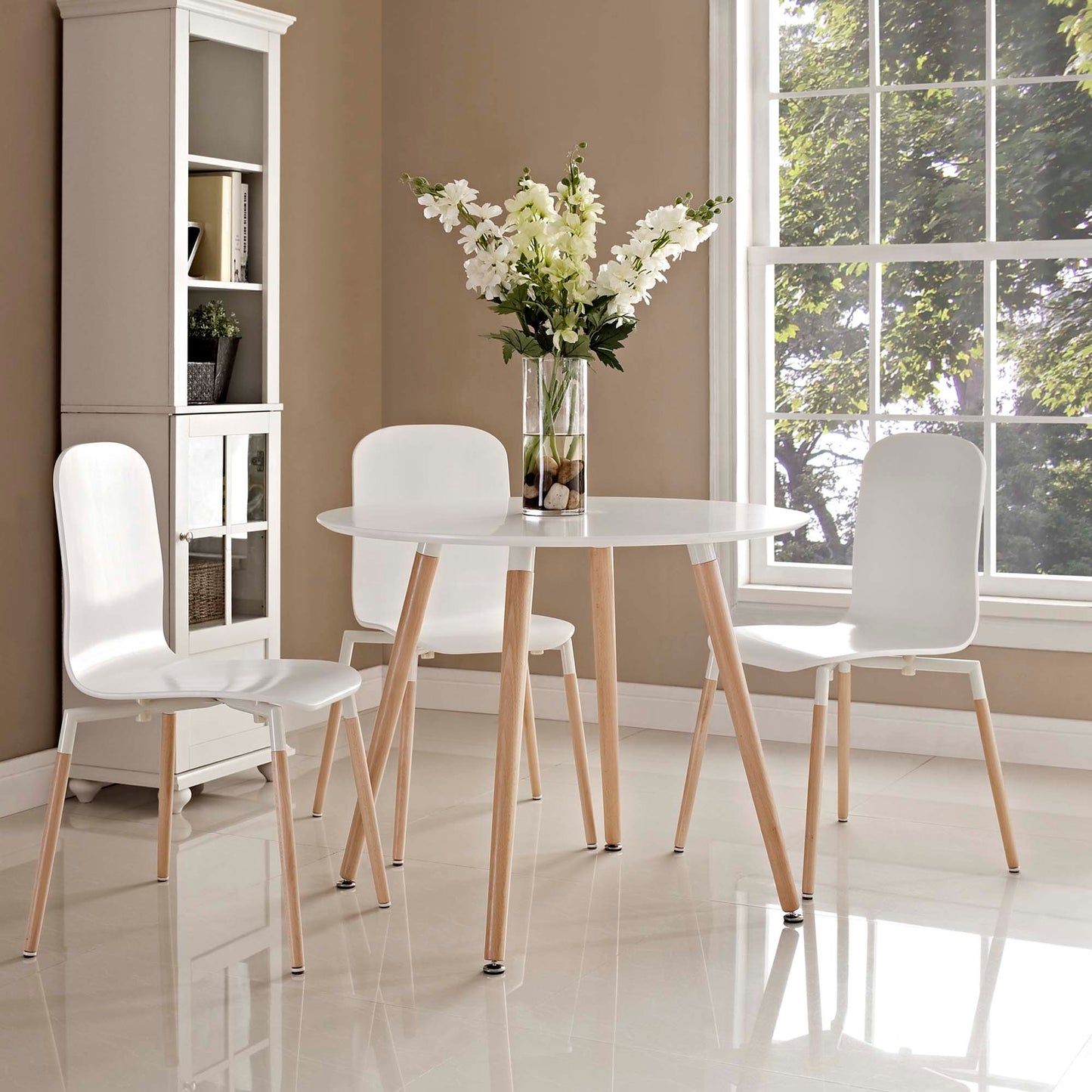 Track Round Dining Table by Furniture For America