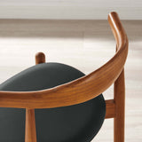 Chenin Dining Side Chair in Dark Walnut Black