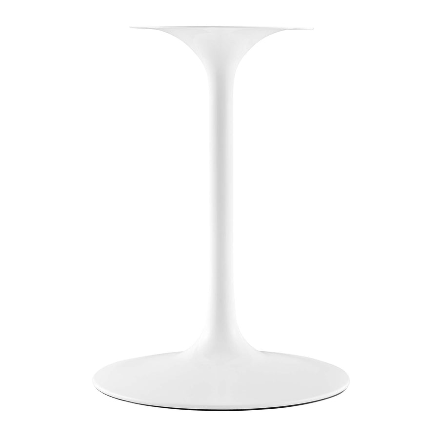 Lumen 36" Round Wood Dining Table in White