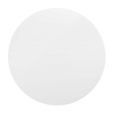 Lippa 48" Round Wood Dining Table in White